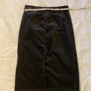 4/$12 or G.H. Bass & Co. Black Velvet Pencil Skirt